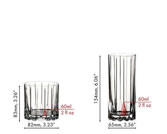 Riedel Drink Specific Glassware Rocks & Highball - Set of 8