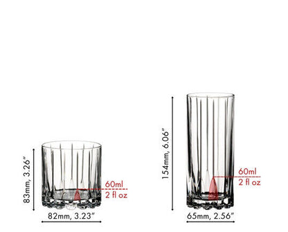 Riedel Drink Specific Glassware Rocks & Highball - Set of 8