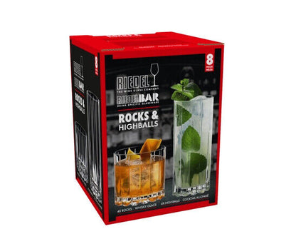 Riedel Drink Specific Glassware Rocks & Highball - Set of 8