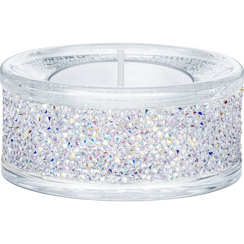 Swarovski Shimmer Tea Light Holder - Purple