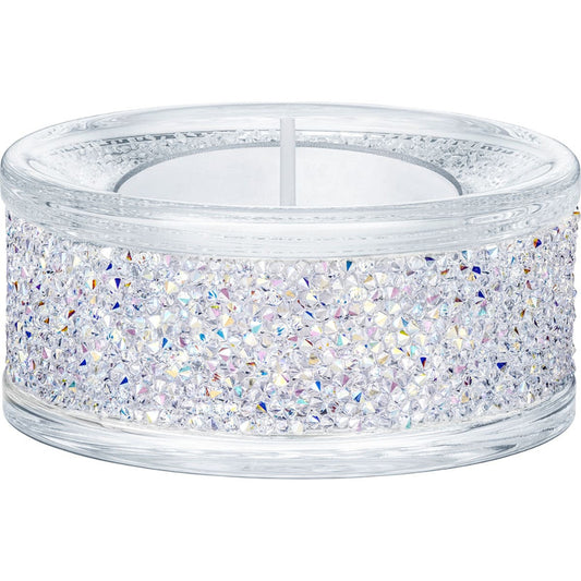 Swarovski Shimmer Tea Light Holder - Purple