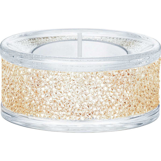 Swarovski Shimmer Tea Light Holder - Gold Tone