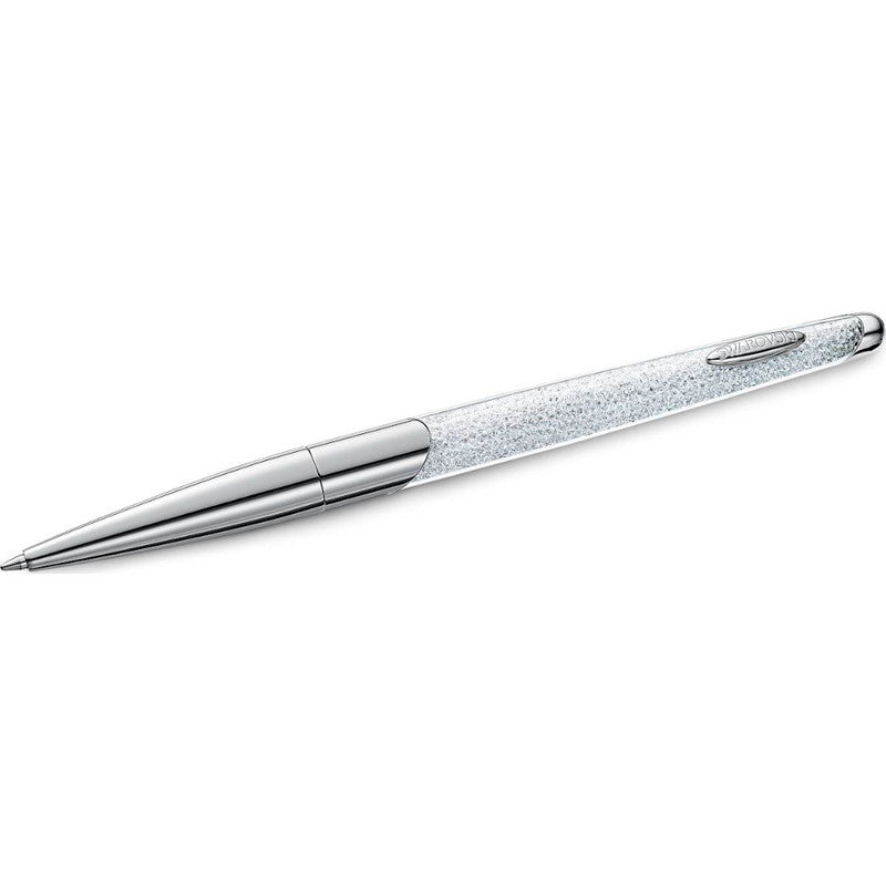 Swarovski Crystalline Nova Ballpoint Pen  Silver Tone  Chrome Plated