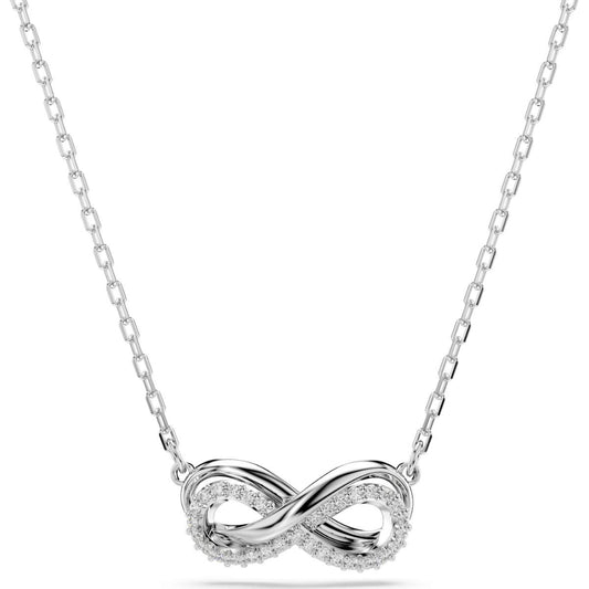 Swarovski Hyperbola Pendant  Pav  Infinity  White  Rhodium Plated