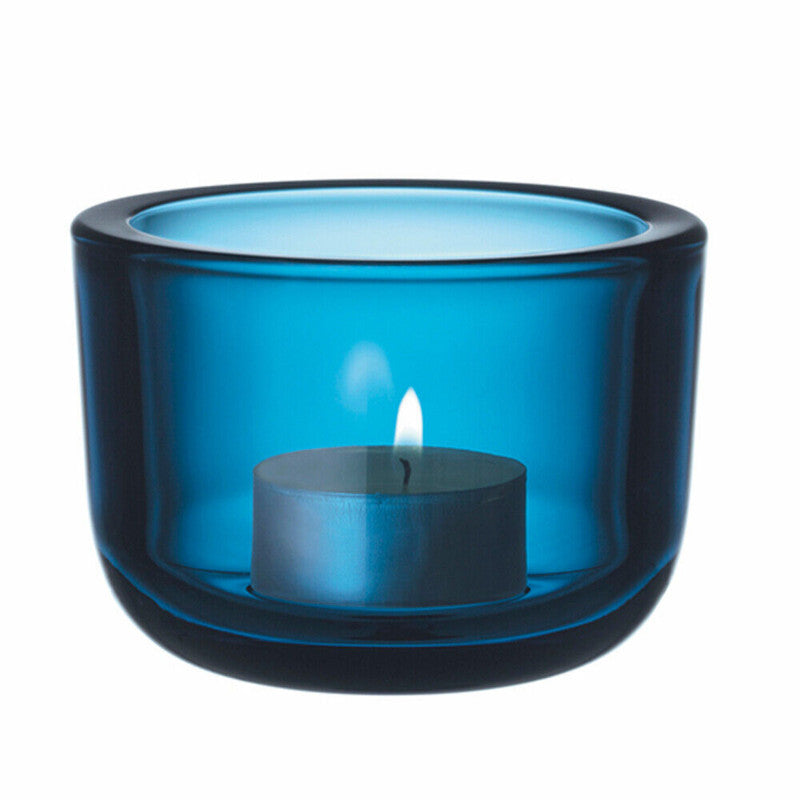 Littala Valkea Votive Tealight Candle Holder 6cm - Turquoise