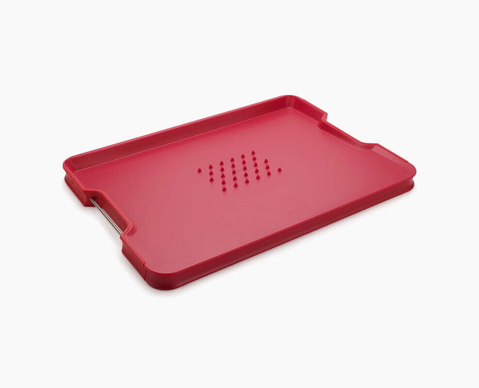 Joseph Joseph  Cut&Carve Plus Multi-function Chopping Board (2022) Large - Red