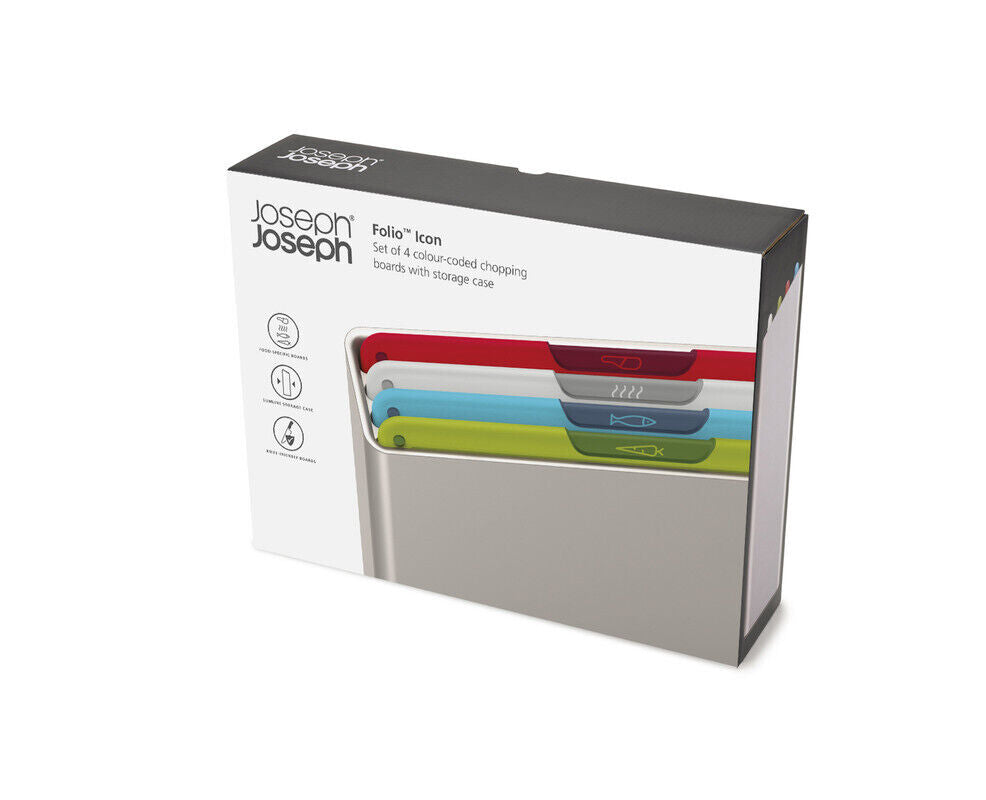 Joseph Joseph Folio Icon 4 Piece Board Set Regular - Multicolor