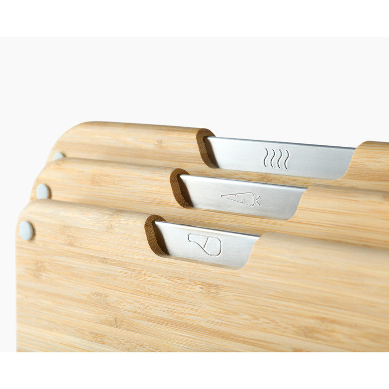 Joseph Joseph Nest 3 Piece Board Set - Bamboo