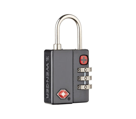 Wenger Travel Accessory 3 Dial TSA Lock - Black 604563