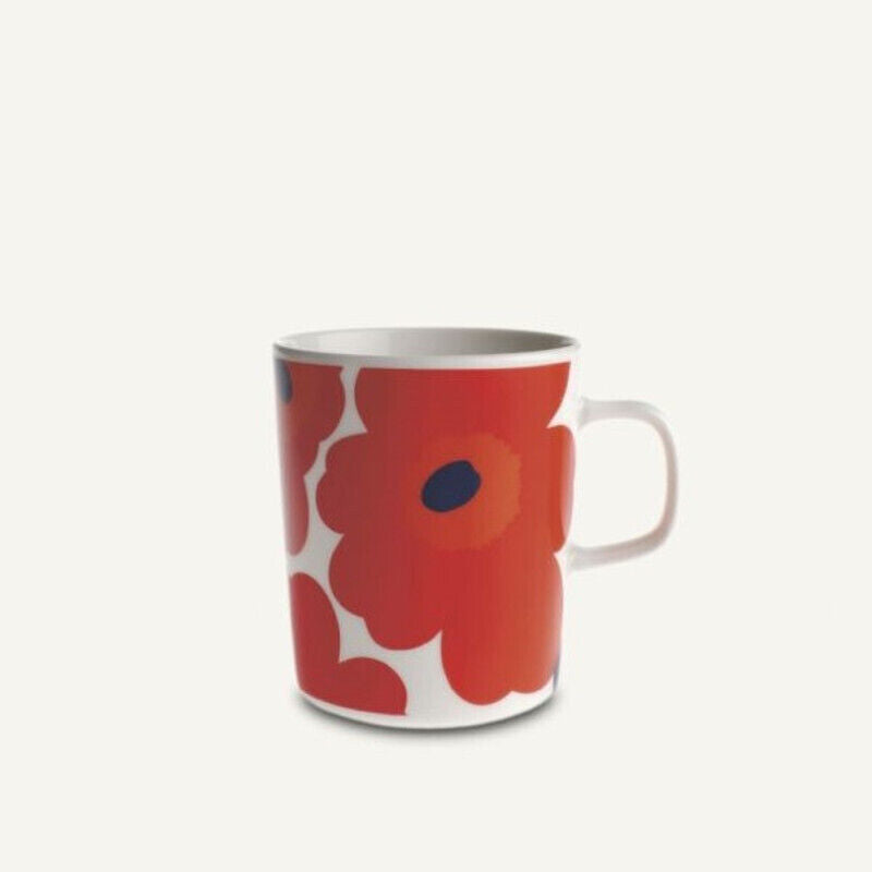 Marimekko Oiva/Unikko Mug - Unikko Red (1 Piece)