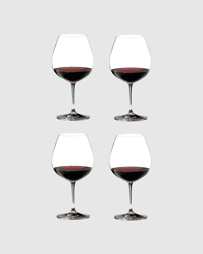 Riedel Vinum Pinot Noir (Burgundy Red) Glass - Set of 4