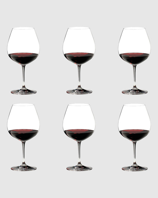 Riedel Vinum Pinot Noir (Burgundy Red) Glass - Set of 6