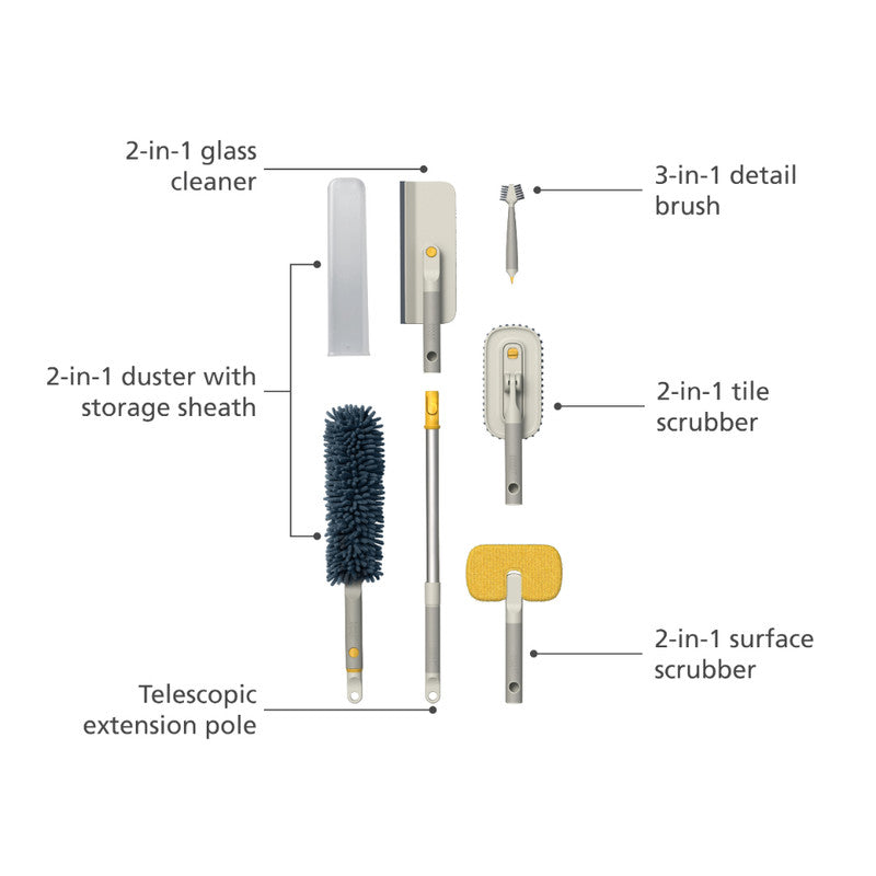 Joseph Joseph CleanTech™ 5-Piece Cleaning Tool Set