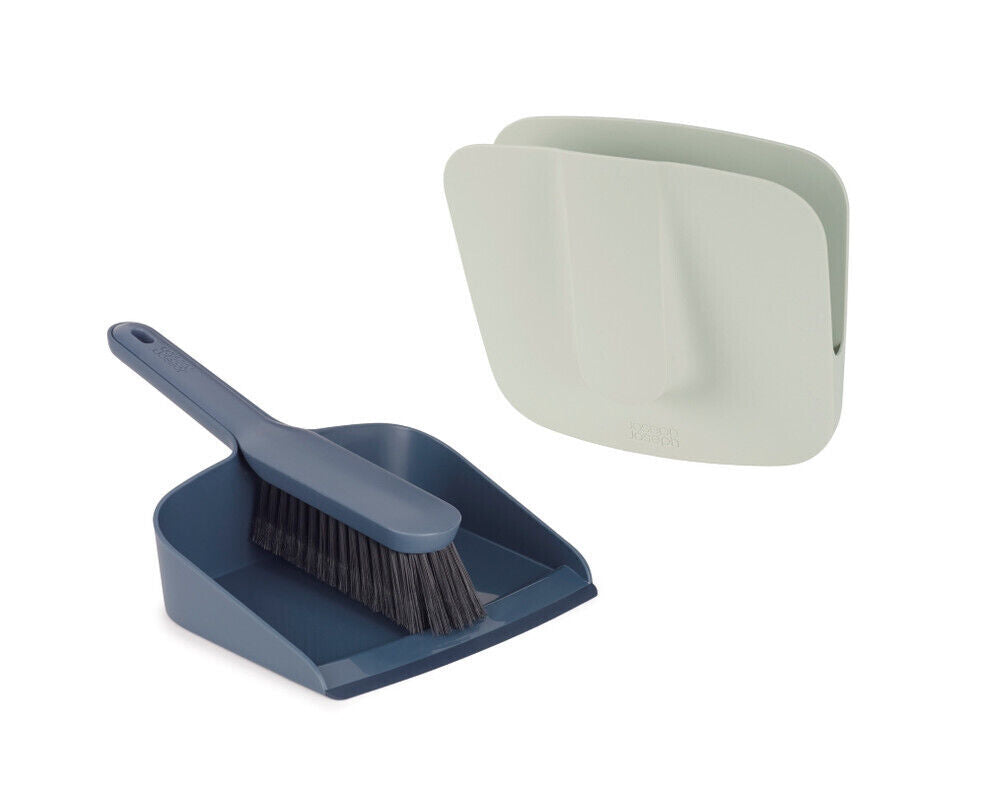 Joseph Joseph CleanStore Wall-mounted dustpan and brush - Blue