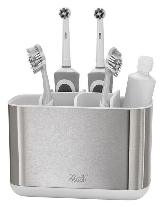 Joseph Joseph  EasyStore Steel Toothbrush Holder - Large