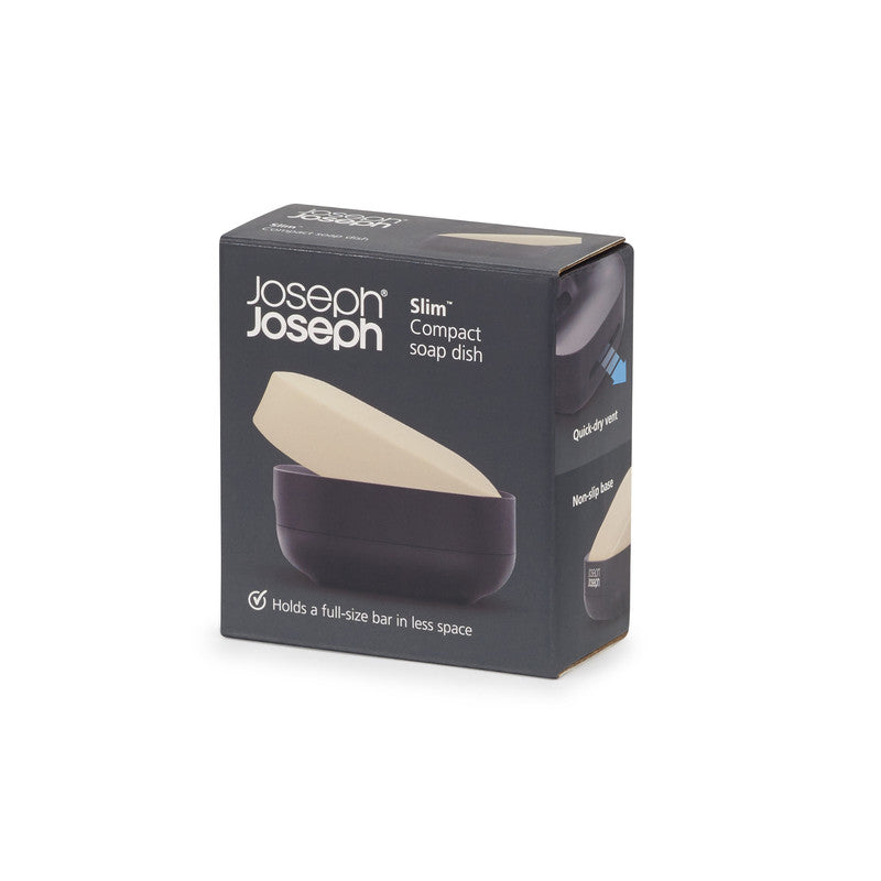 Joseph Joseph Slim Compact Soap Dish - Black