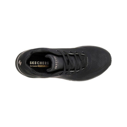 Skechers Women's Uno - Stand On Air Size 7 - Black/Black