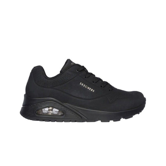 Skechers Women's Uno - Stand On Air Size 7 - Black/Black