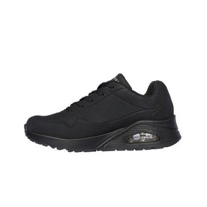 Skechers Women's Uno - Stand On Air Size 7 - Black/Black