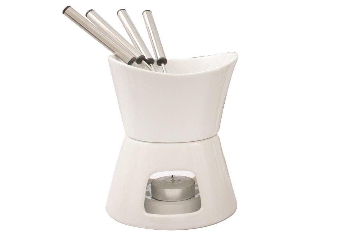 Swissmar 75694  7pc Chocolate Fondue Set White