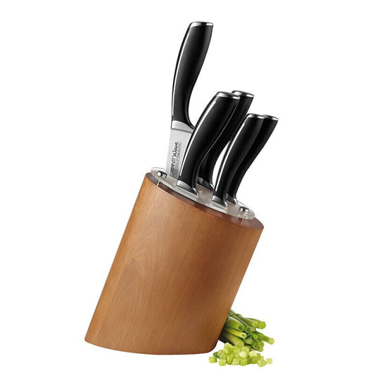 Avanti 6 Piece Wave Birchwood Knife Block - 78854