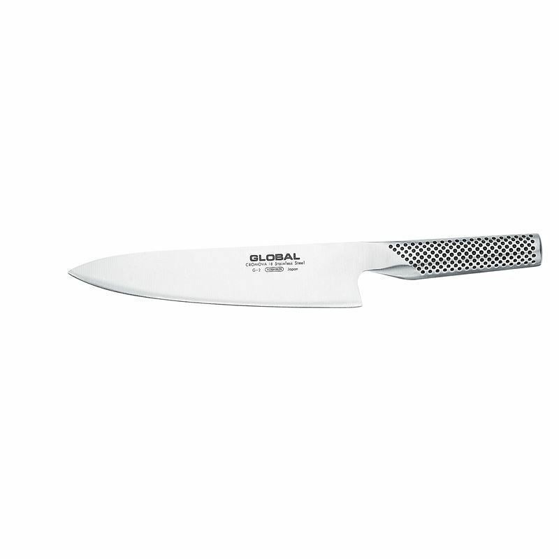 Global 20cm Chef Cooks G2 Cromova 18 Stainless Steel Knife Made in Japan