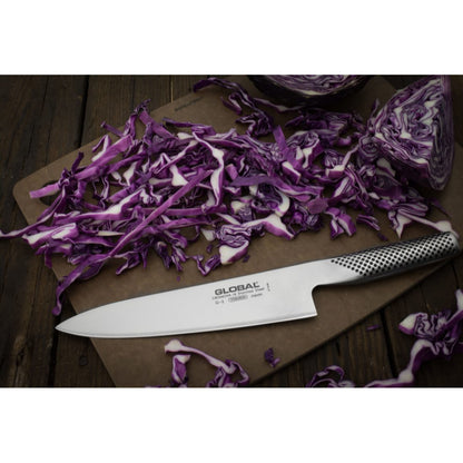 Global 20cm Chef Cooks G2 Cromova 18 Stainless Steel Knife Made in Japan