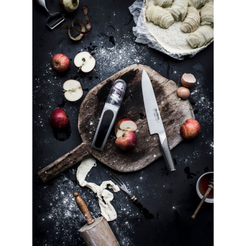 Global 20cm Chef Cooks G2 Cromova 18 Stainless Steel Knife Made in Japan