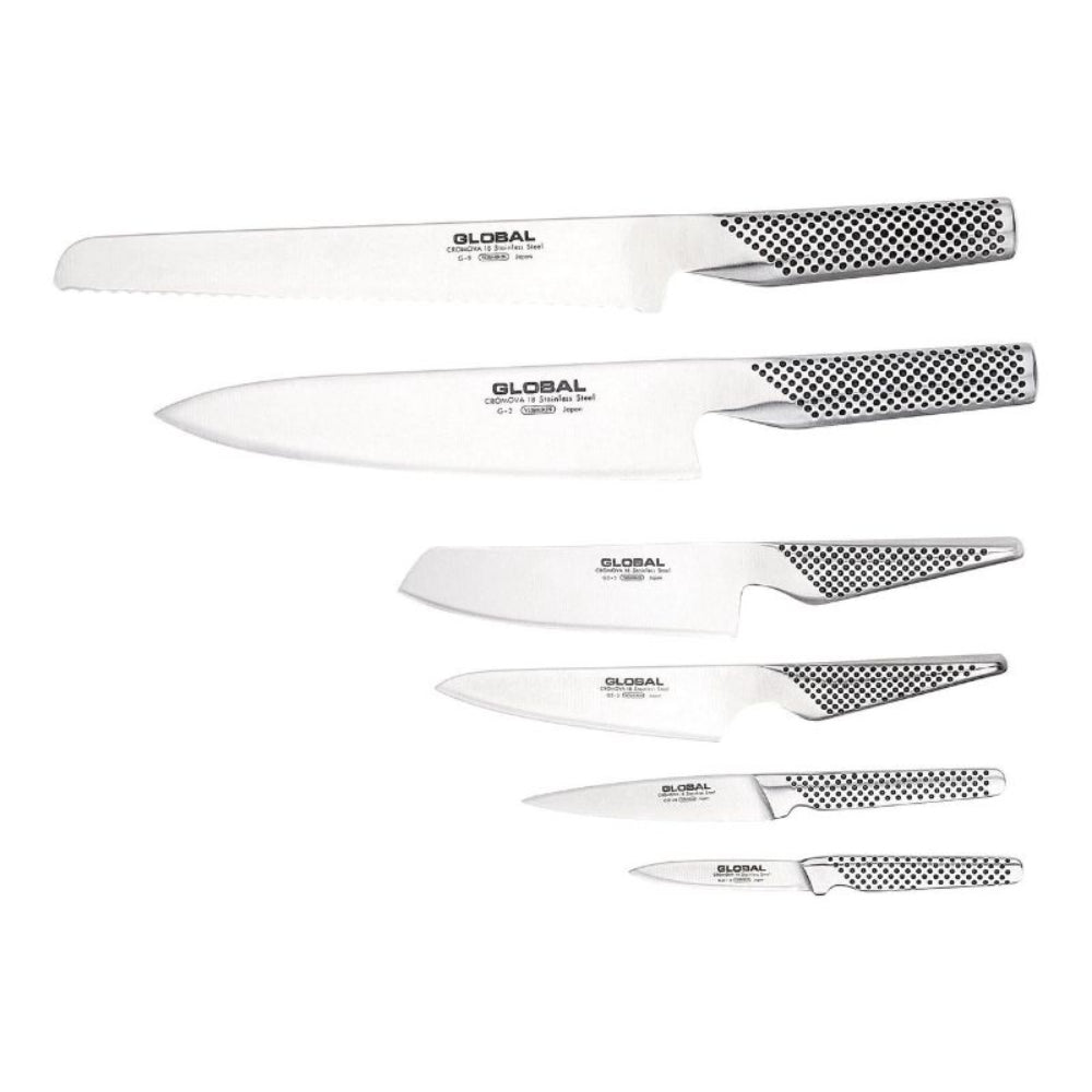 Global 79585 Ikasu Knife Block Set 7pc