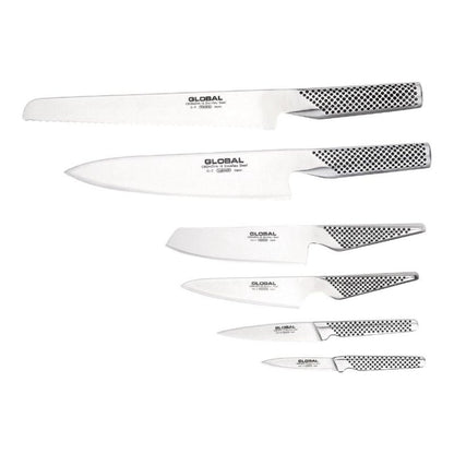 Global 79585 Ikasu Knife Block Set 7pc