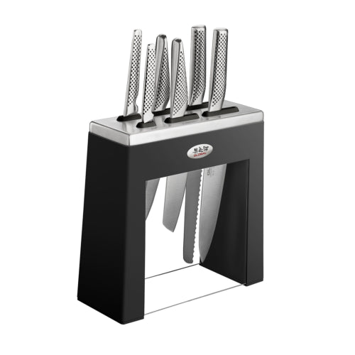 Global 79620 Kabuto 7pc Knife Block Set