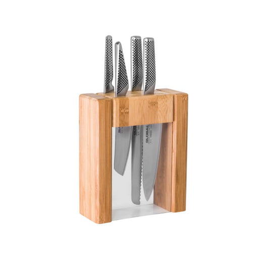Global 79629 IKASU V 5 piece Knife Block Set