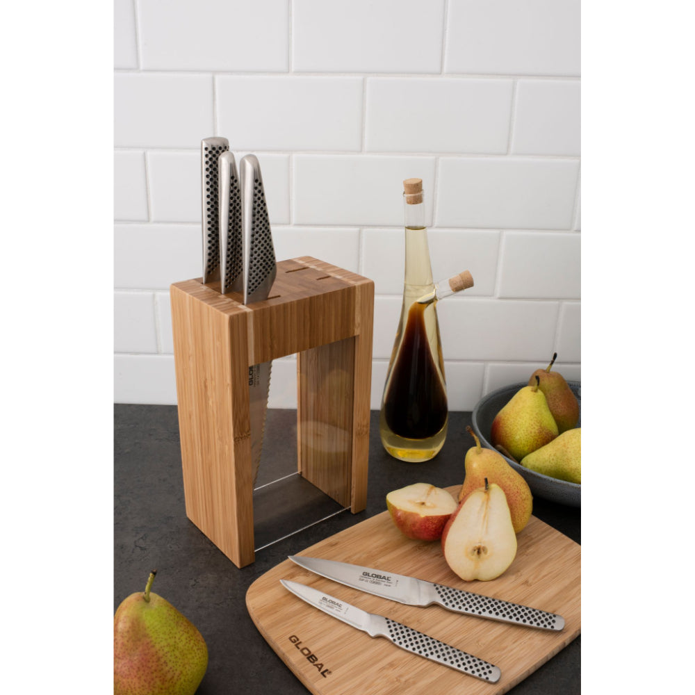 Global 79629 IKASU V 5 piece Knife Block Set