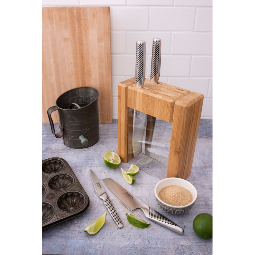 Global 79629 IKASU V 5 piece Knife Block Set
