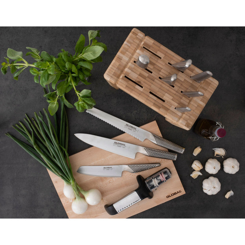 Global Ikasu X 10 Piece Knife Block Set