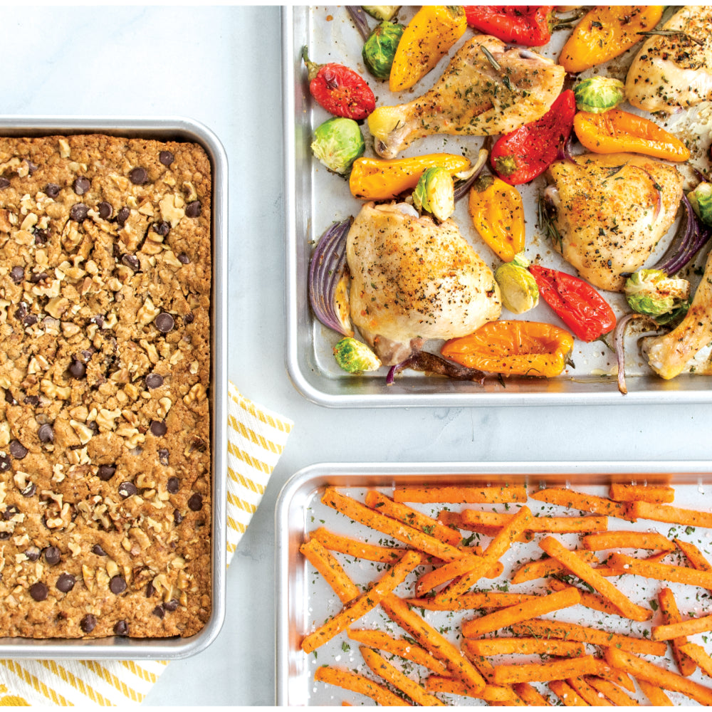 Nordic Ware Baker's Delight 3 Piece Baking Sheet Set