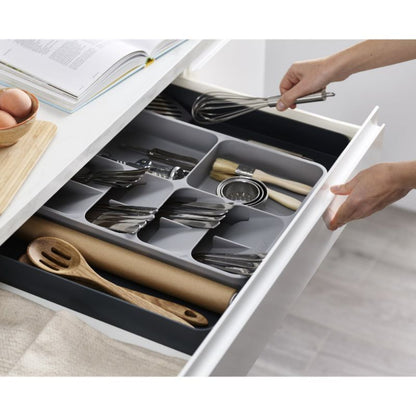 Joseph Joseph  DrawerStore Expanding Cutlery, Utensil & Gadgets Organiser - Grey