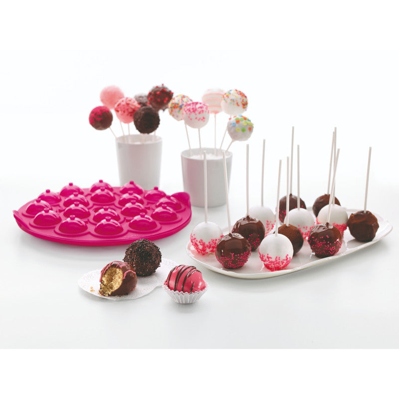 Lekue 18 Cup Cake Pops Mould - Pink