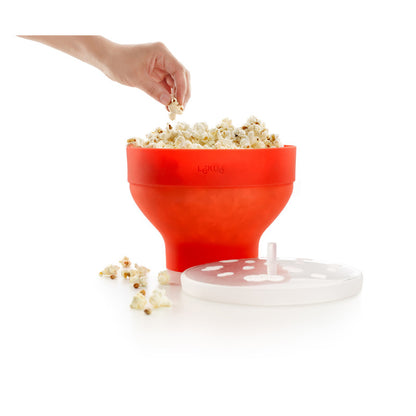 Lekue 2.8L Microwave Popcorn Maker - Red