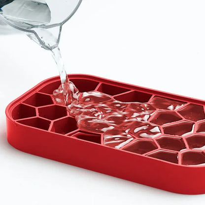 Lekue Ice Tray with Box - Red