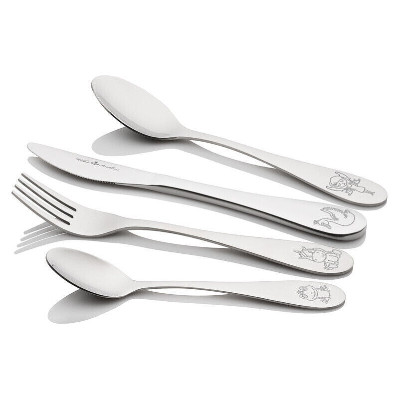 Wilkie Brothers 4 Piece Children's Cutlery Set - Fairytale Collection