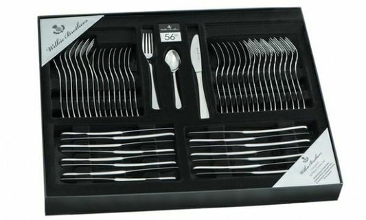 Wilkie Brothers Wallace 56 Piece Stainless Steel Cutlery Set -99716