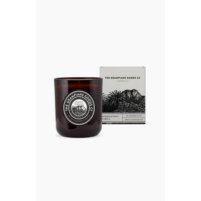 The Grampians Goods Co Aromatherapy Candle - Grapefruit & Geranium