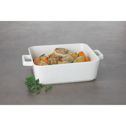 Maxwell & Williams Epicurious Square Baker 24 x 8cm - White