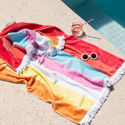 Canningvale Capresi Kids Beach Towel - Como Sherbet