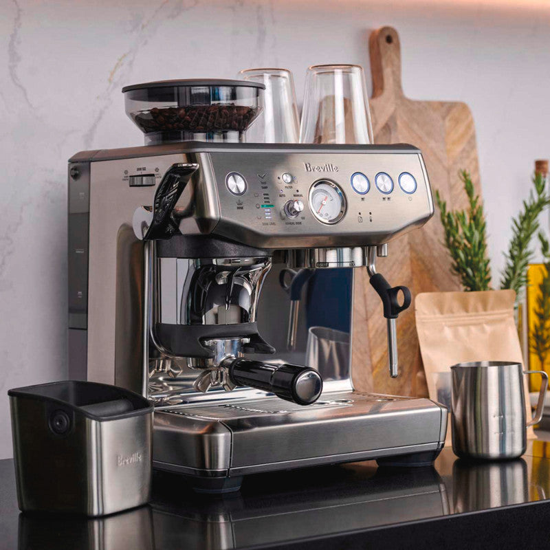 Breville the Barista Express Impress Coffee Machine -Silver