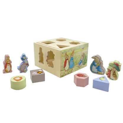 Beatrix Potter Peter Rabbit Wooden Shape Sorter - Multi