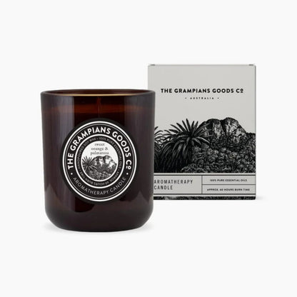 The Grampians Goods Co Aromatherapy Candle - Sweet Orange and Palmarosa