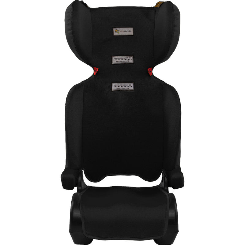 InfaSecure Versatile Folding Booster Seat (4-8 Years) - Black