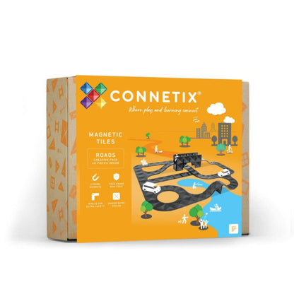 Connetix Creative Roads 48 Piece Pack-Multi